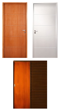 Puertas placa